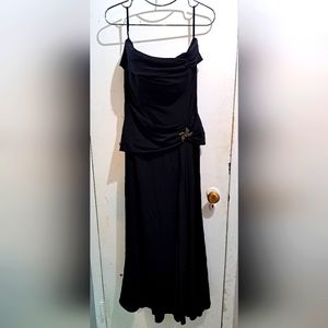 Dress strapless gown